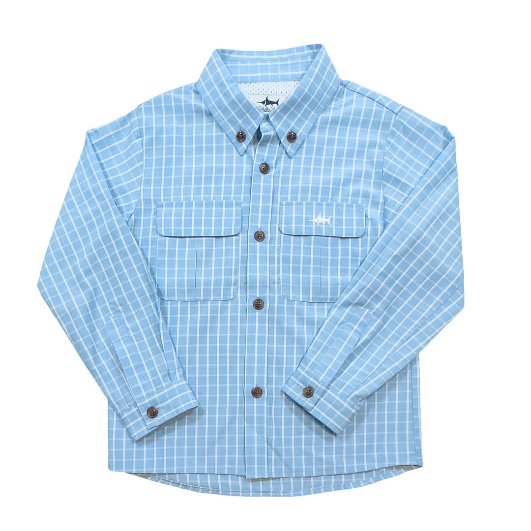 Flagler fishing Shirt by Saltwater Boys - back view