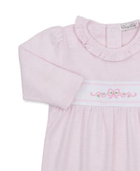 Classic Treasures Pink Stripe Footie