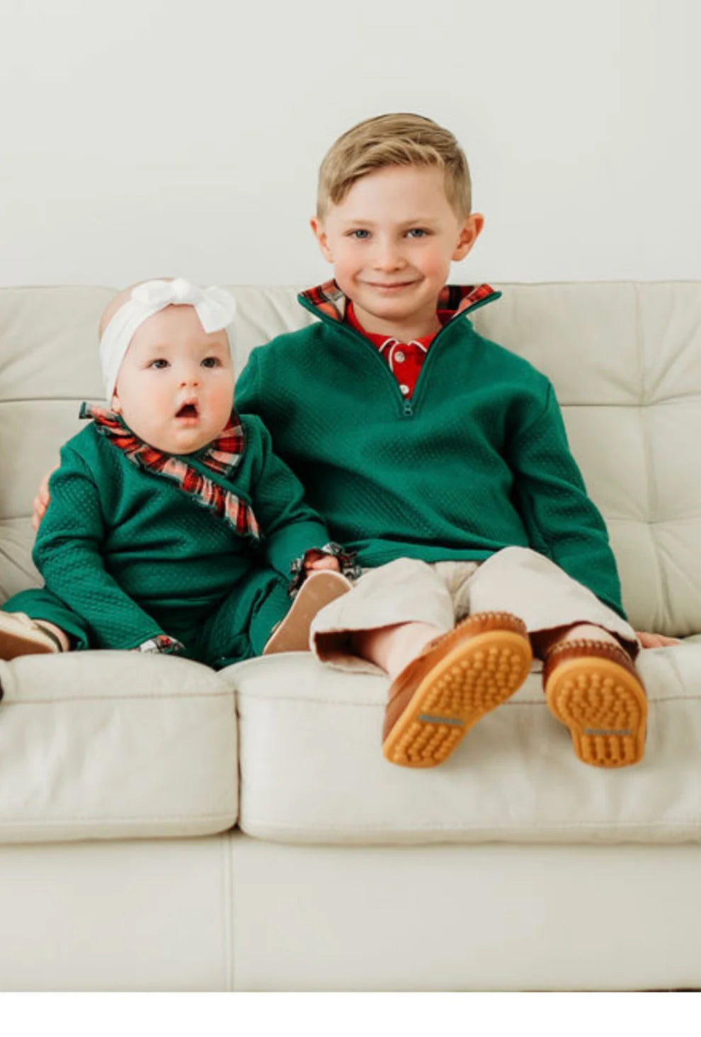 Green Quilted Pullover