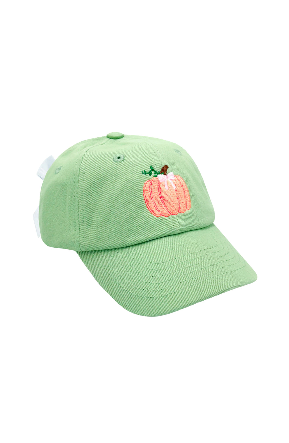 Pumpkin Bow Baseball Hat by Bits and Bows - alternate view