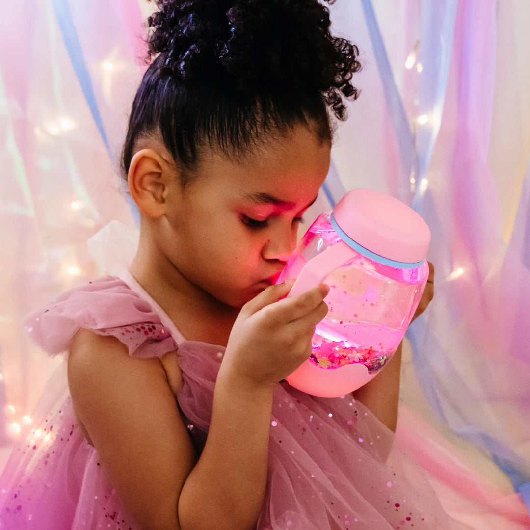 Glo Pals Sensory Jar - Bubblegum Pink