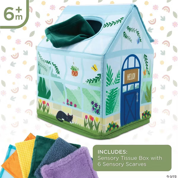 Peek and Pull Tissue a box by MindWare - back view