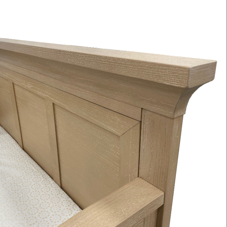 Pali Genova Forever Crib with Straight Leg - back view