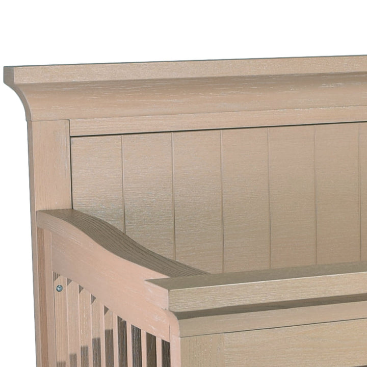 Pali Genova Forever Crib with Decor Base - alternate angle