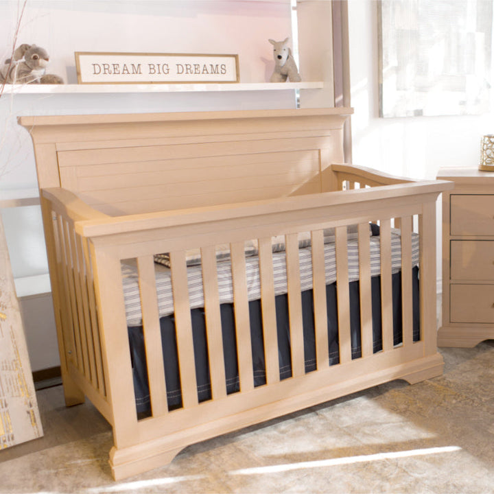 Pali Genova Forever Crib with Decor Base - lifestyle view