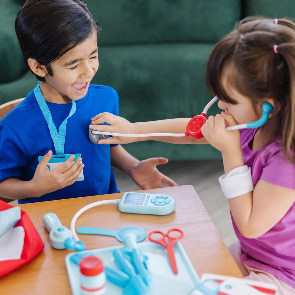 Get Well Doctor's Kit Play Set by Melissa & Doug - back view