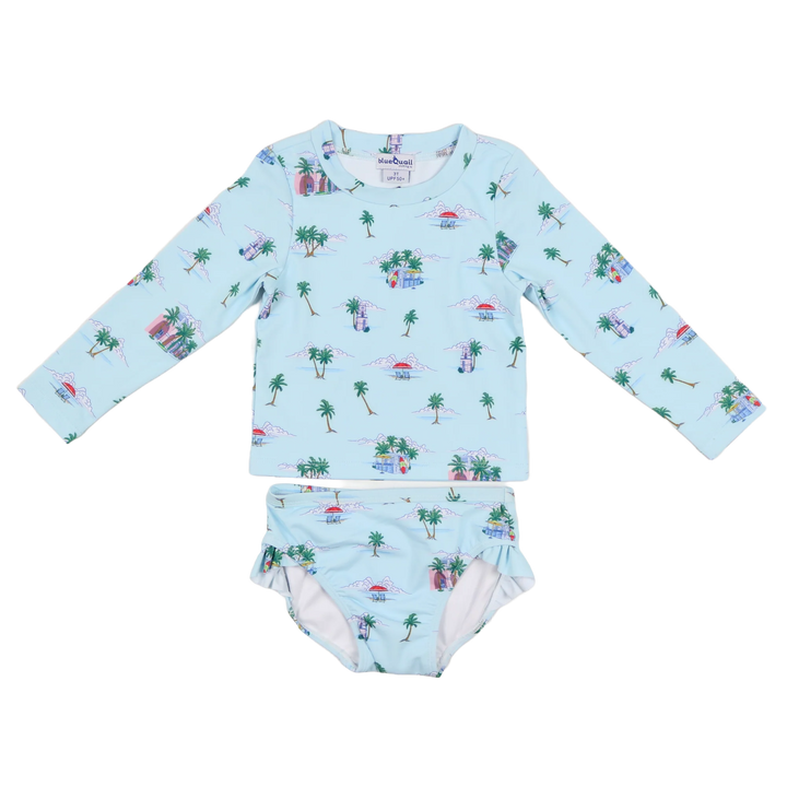 Coastal Getaway Girls' Swimsuit by Blue Quail - kids swimwear