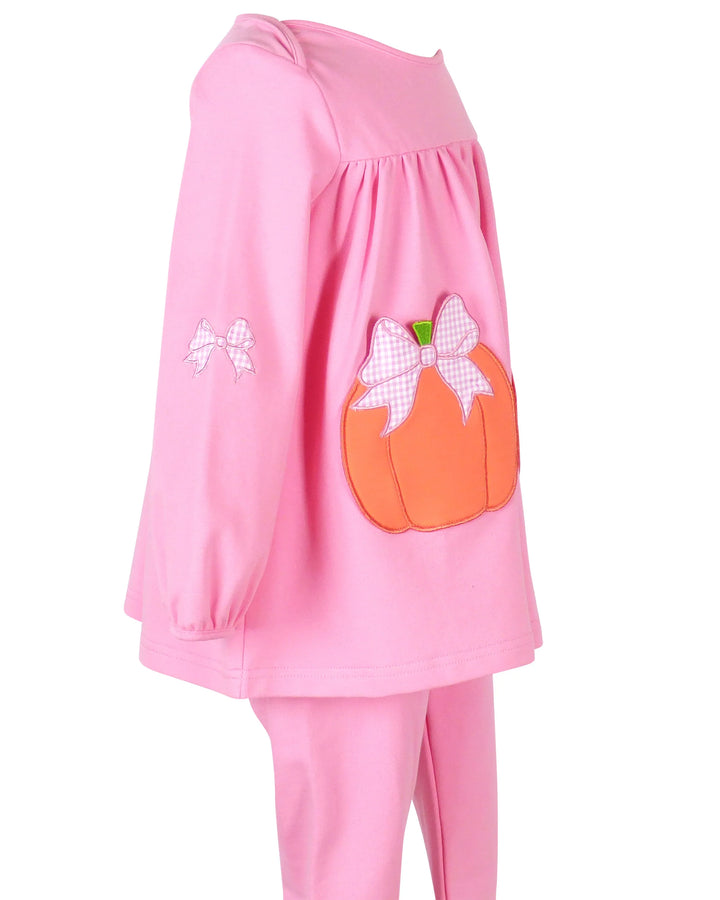 Tabby Tunic and Leggings: Pumpkins