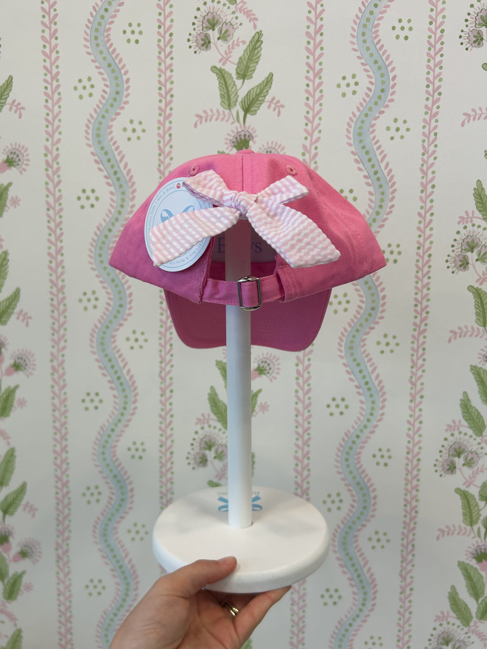 Ballet Bow Baseball Hat (Youth) by Bits and Bows - alternate view
