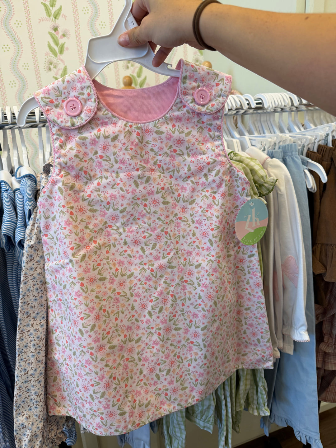 Peach & Pink Garden Rev. Jumper