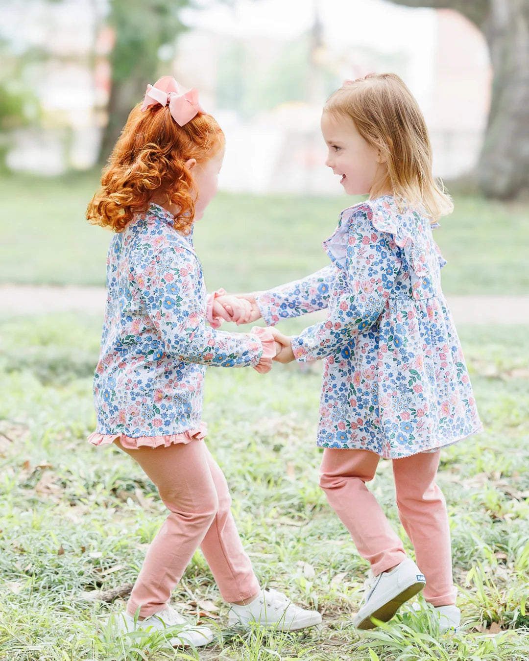 Autumn Blooms Elise Ruffle Pullover Set