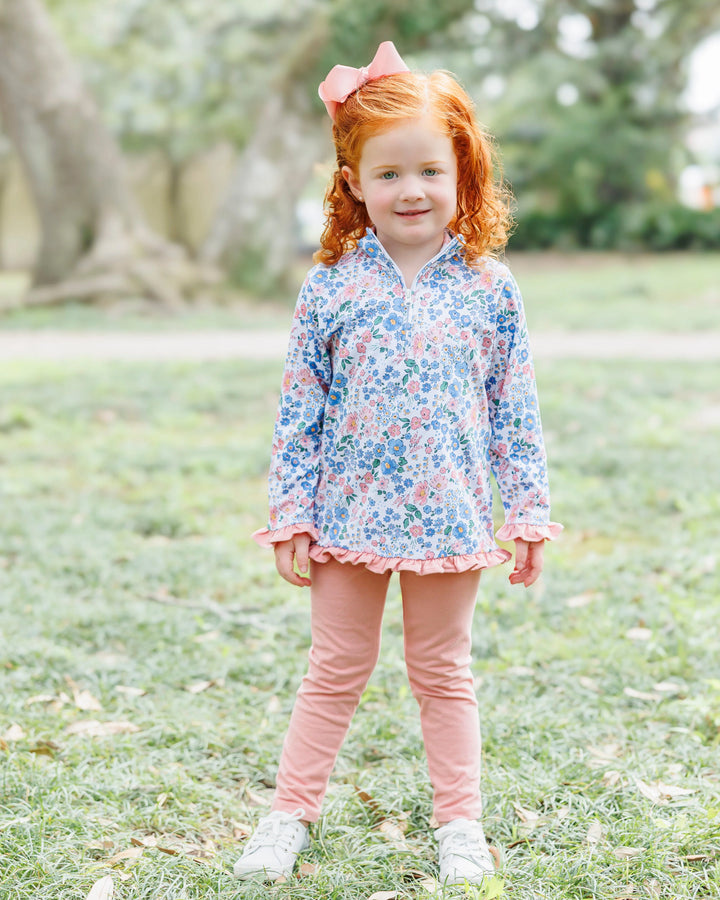 Autumn Blooms Elise Ruffle Pullover Set