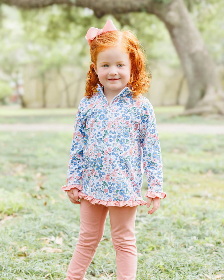 Autumn Blooms Elise Ruffle Pullover Set