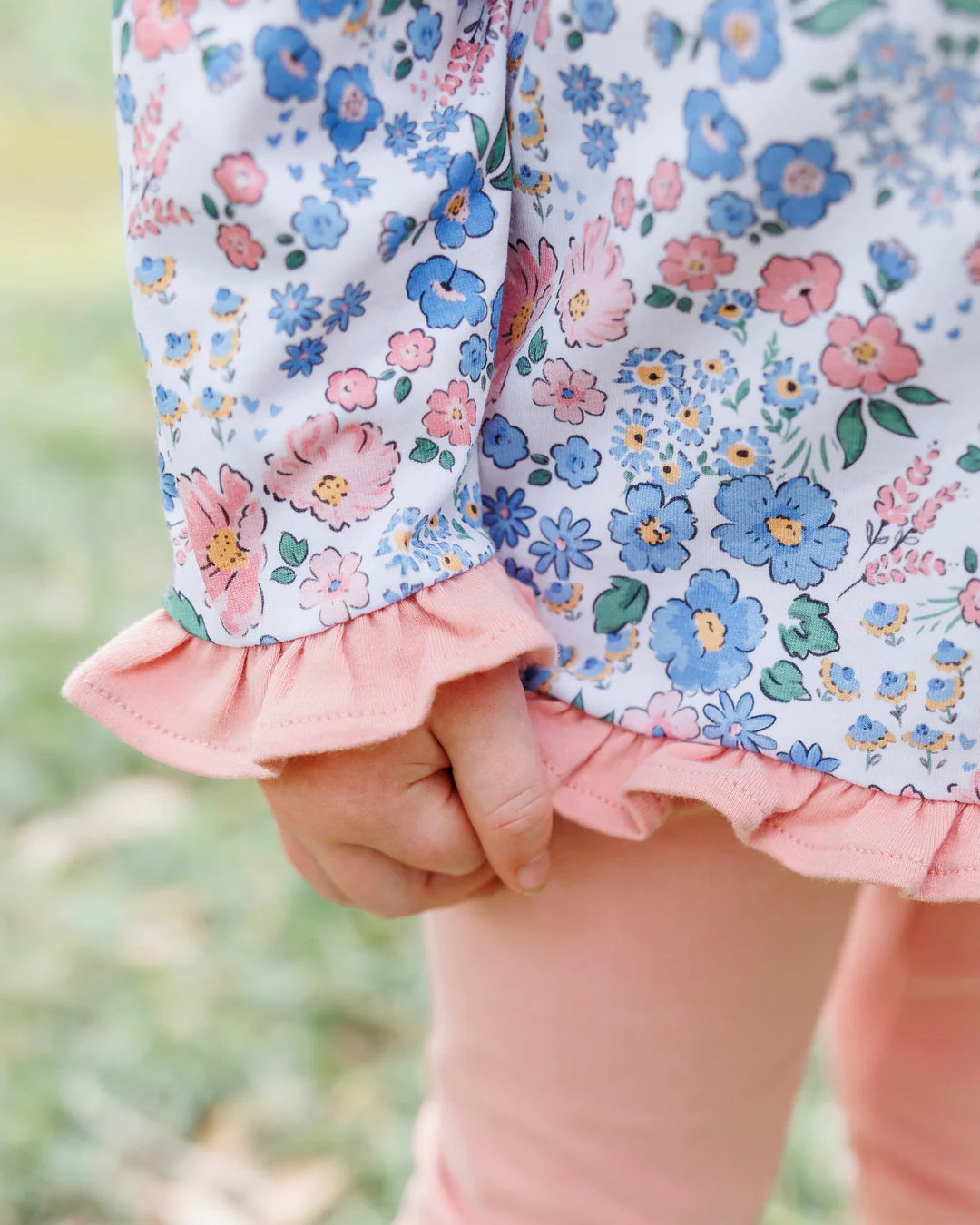 Autumn Blooms Elise Ruffle Pullover Set