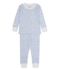 Fall Blooms Blue Pajama Set