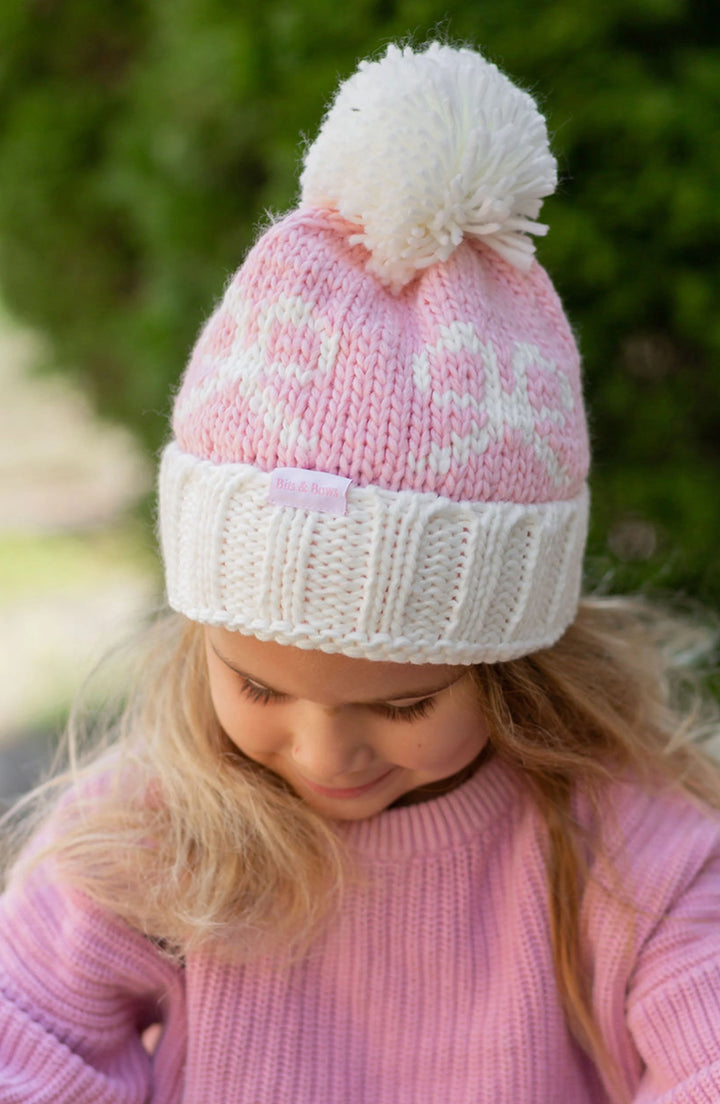 Bows Winter Bobble Hat