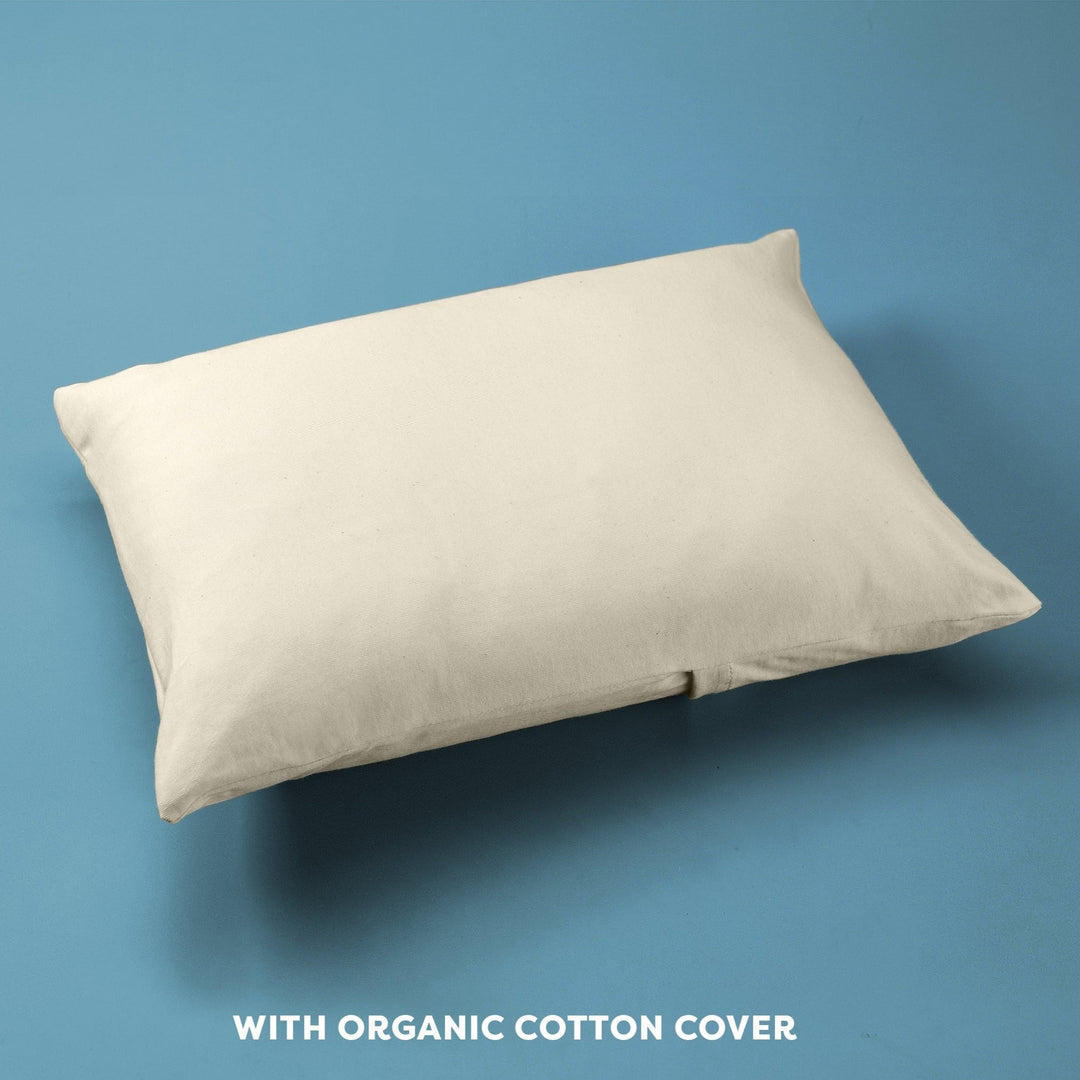 Moonlight Little Dreamer Toddler Pillow with Organic Cover by Moonlight Slumber - detail view