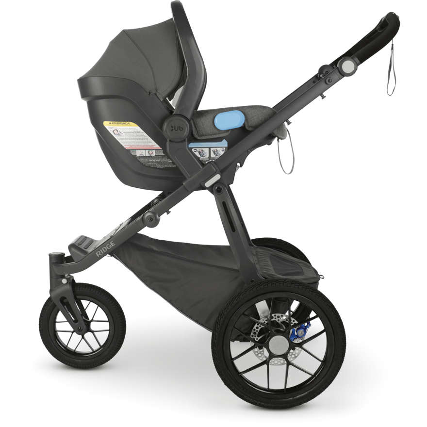 UPPAbaby Ridge Infant Car Seat Adapters | Mesa / Mesa V2 / Aria / Bassinet - lifestyle view