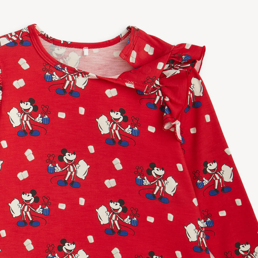 Red Cocoa Club Nightgown by Magnetic Me - alternate view