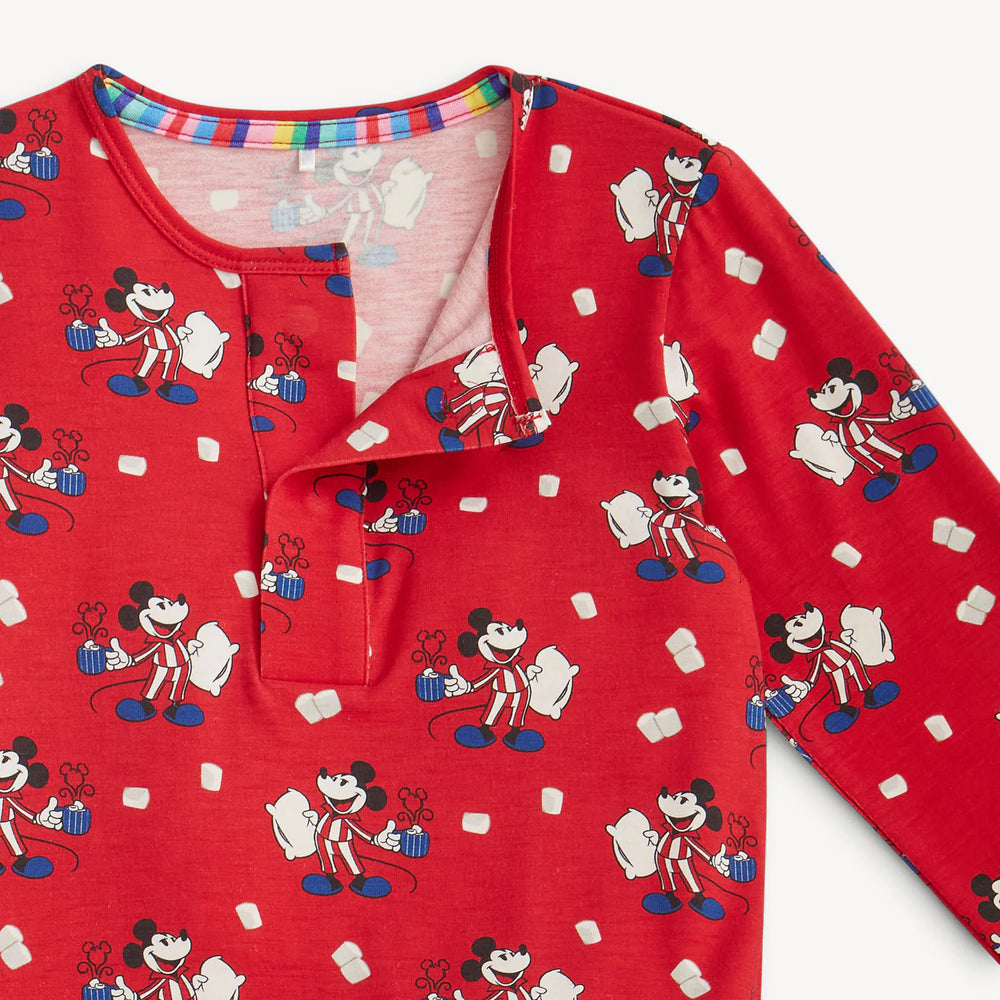 Red Cocoa Club L/S Pajama by Magnetic Me - alternate view