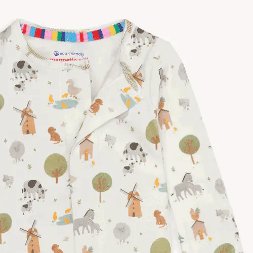 Funny Farm Cotton Footie