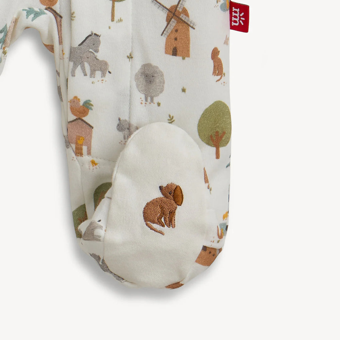 Funny Farm Cotton Footie