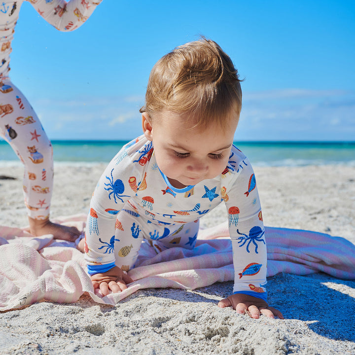 Deep Chic Blue Modal L/S PJ Set