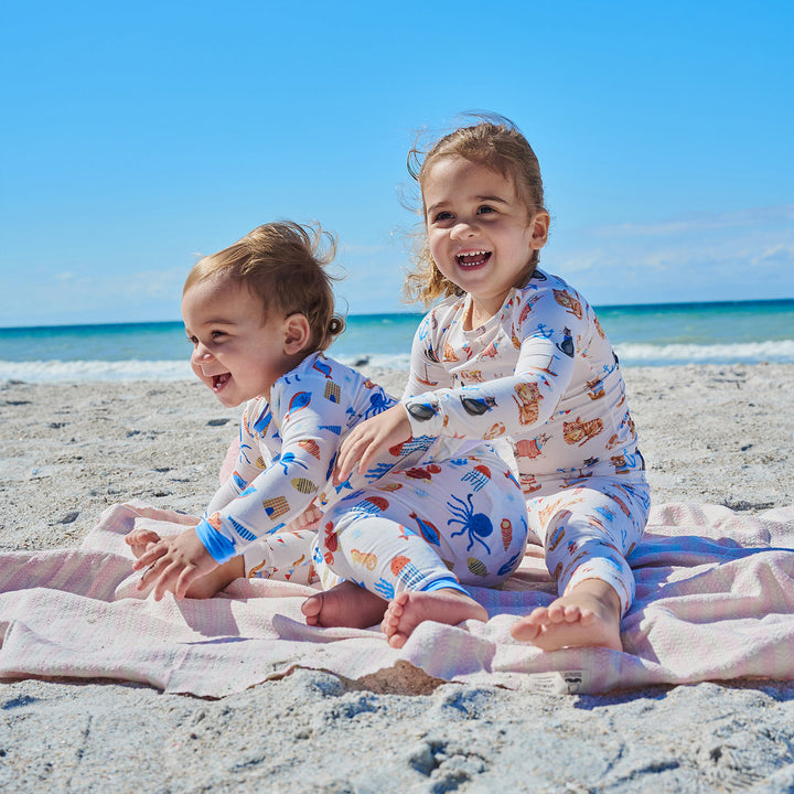 Deep Chic Blue Modal L/S PJ Set