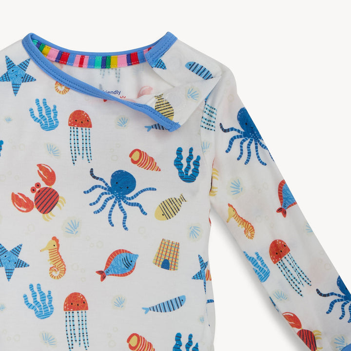 Deep Chic Blue Modal L/S PJ Set