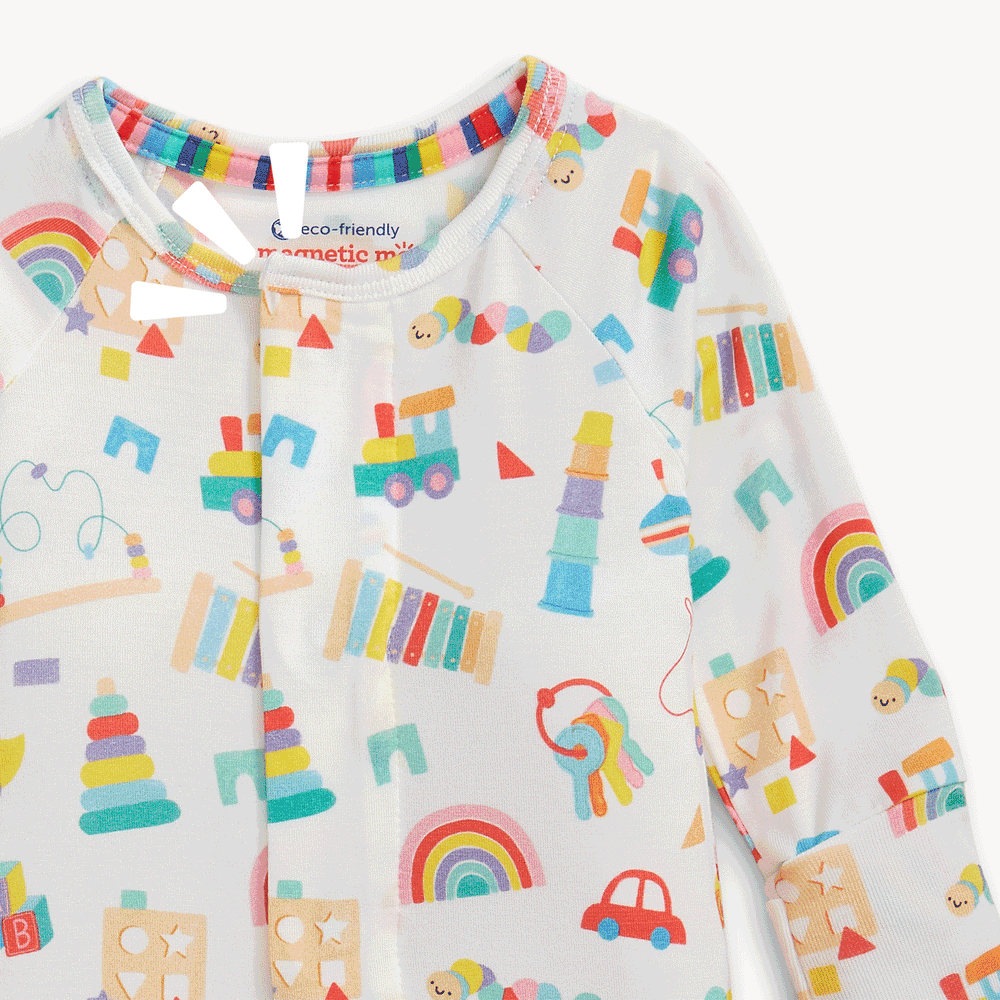 Play All Day Modal Magentic Coverall by Magnetic Me - back view