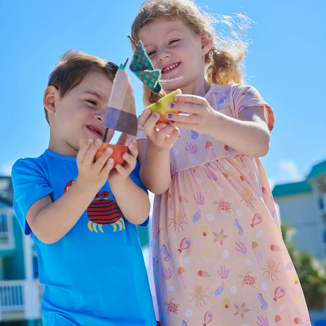 Deep Chic Pink Modal Pocket Baby Dress