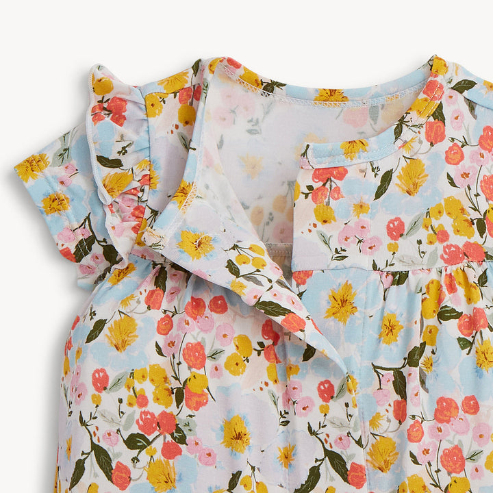 Seraphina Modal Flutter Sleeve Bubble Romper