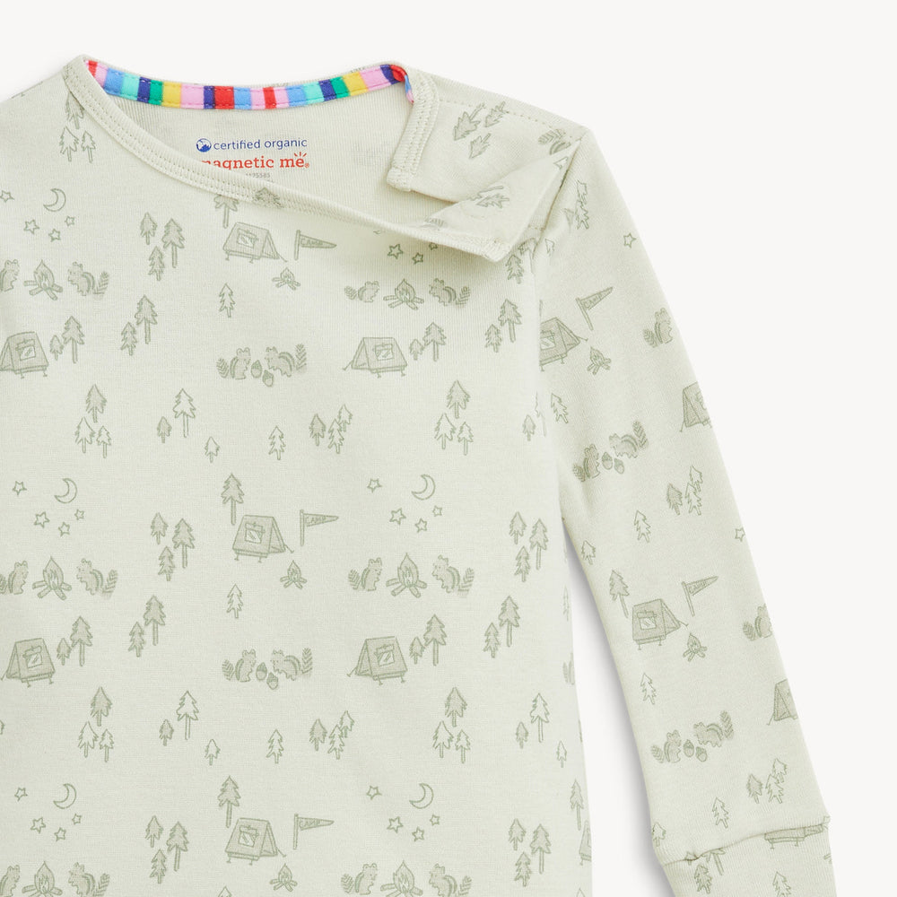 Base Camp Buddies Cotton Magnetic Pajamas by Magnetic Me - back view