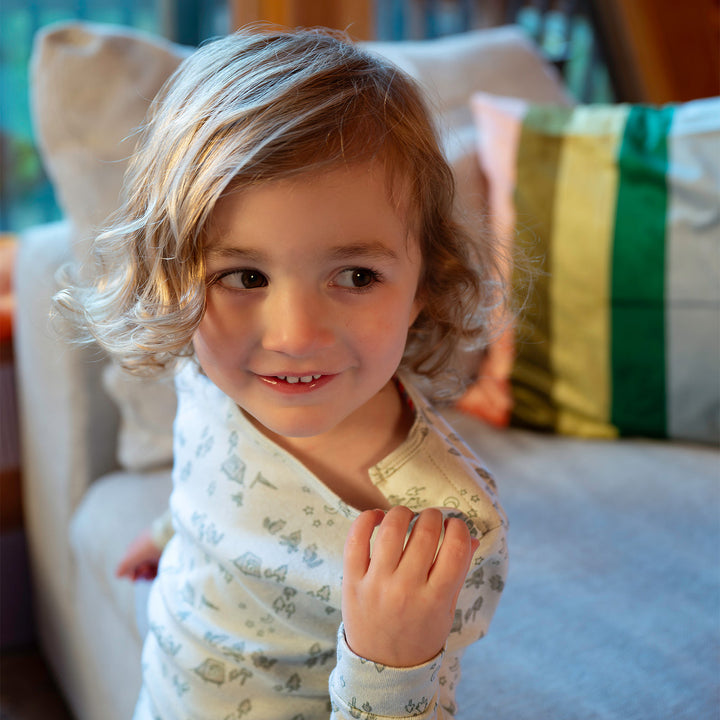 Base Camp Buddies Cotton Magnetic Pajamas by Magnetic Me - lifestyle view