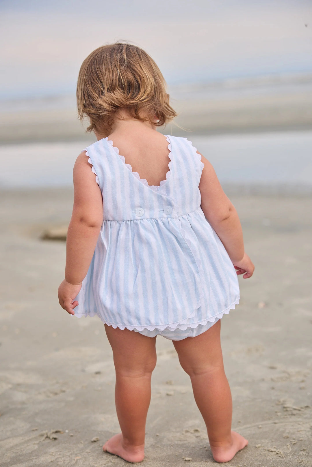 Mary Dee Diaper Set - Savannah Stripe by Little English - alternate view