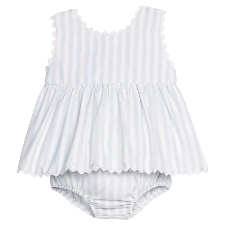 Mary Dee Diaper Set - Savannah Stripe by Little English - detail view