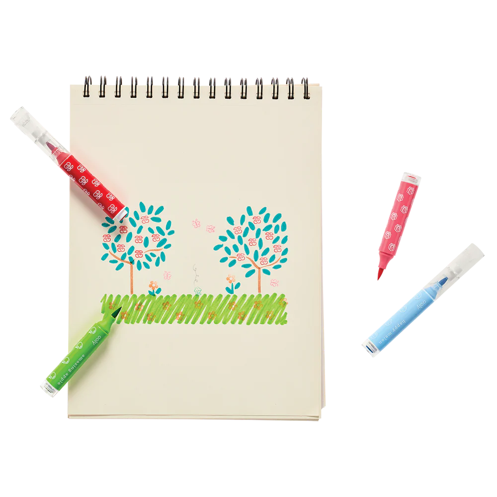 Stampables: Double-Ended Brush and Stamp Markers
