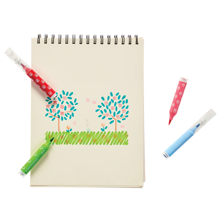 Stampables: Double-Ended Brush and Stamp Markers