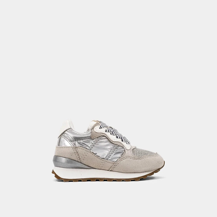 Phoebe Toddler Sneaker in Silver