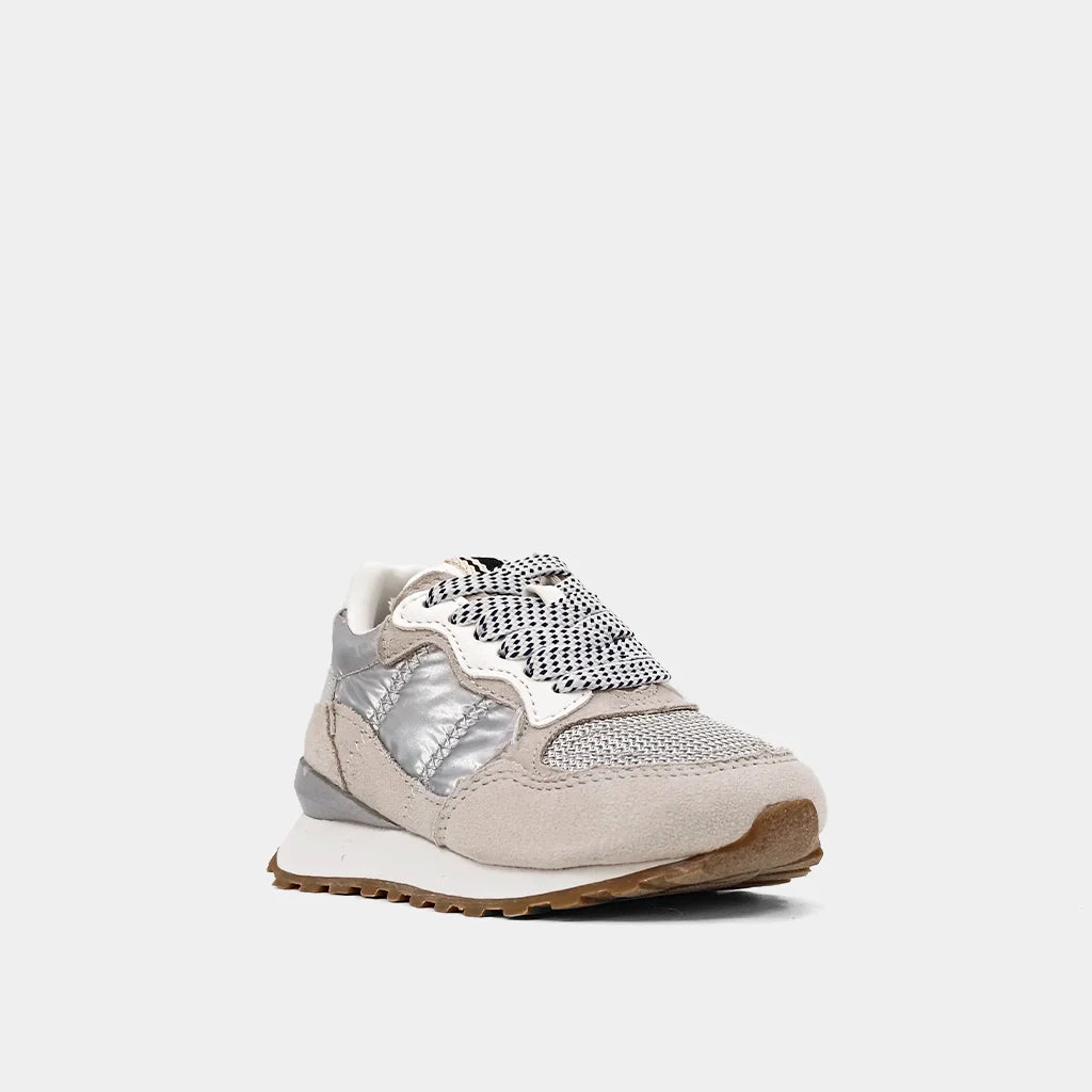 Phoebe Toddler Sneaker in Silver