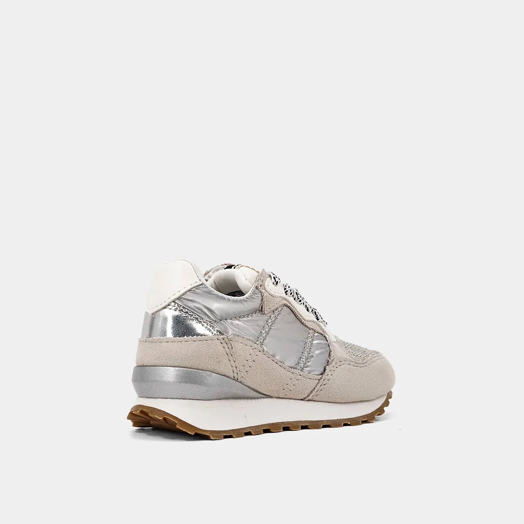 Phoebe Toddler Sneaker in Silver