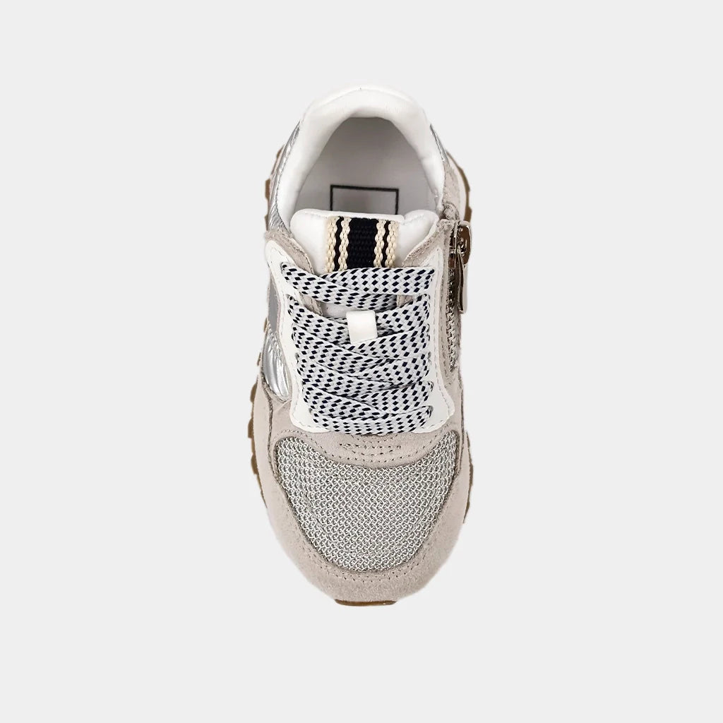 Phoebe Toddler Sneaker in Silver