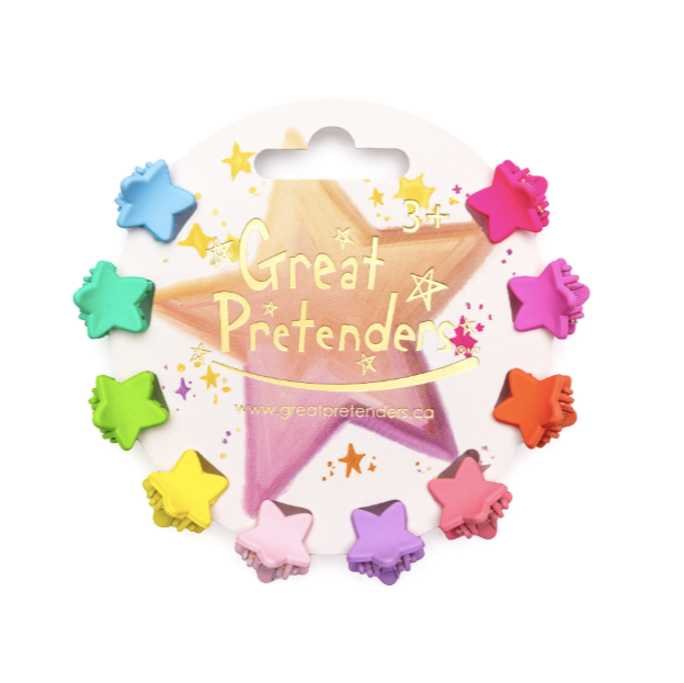 Rainbow Star Mini Hair Clips