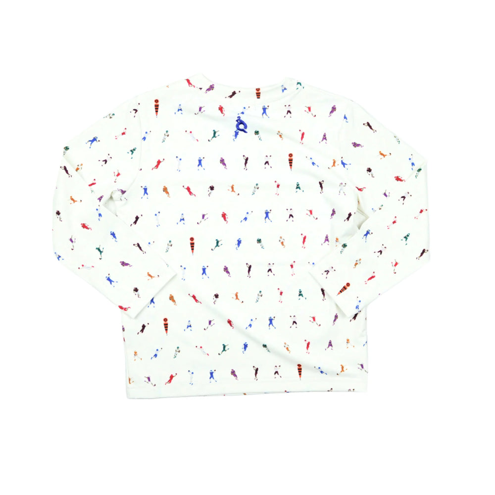 First Down Long Sleeve Performance Tee by Blue Quail - back view