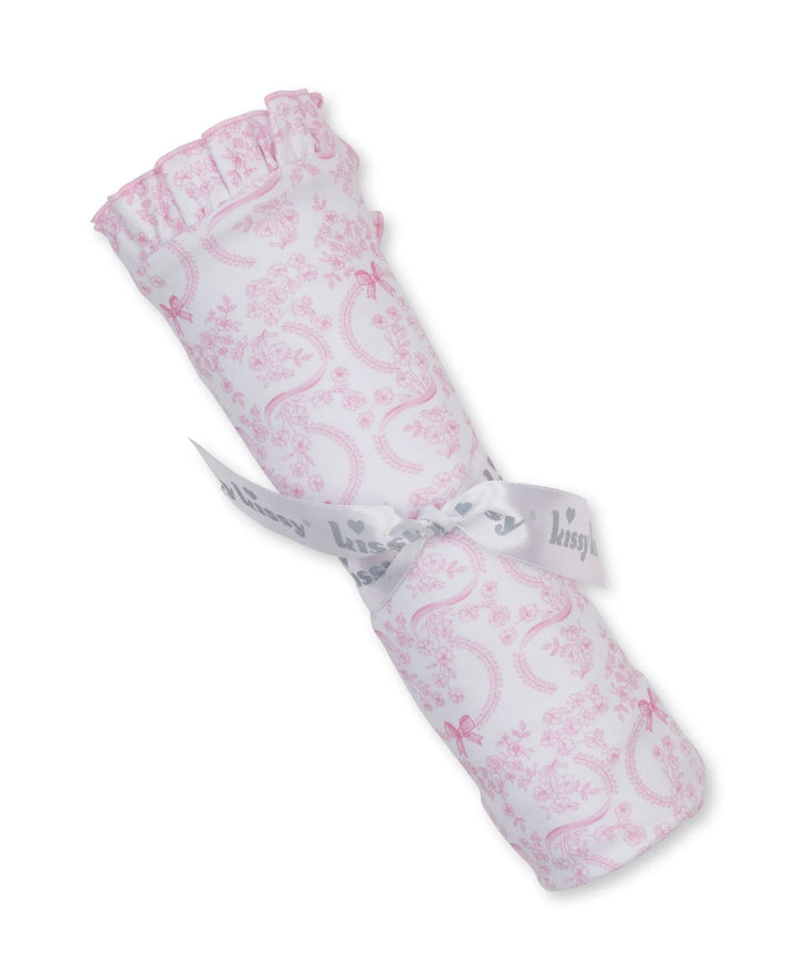 Delicate Blooming Bows Pink Blanket