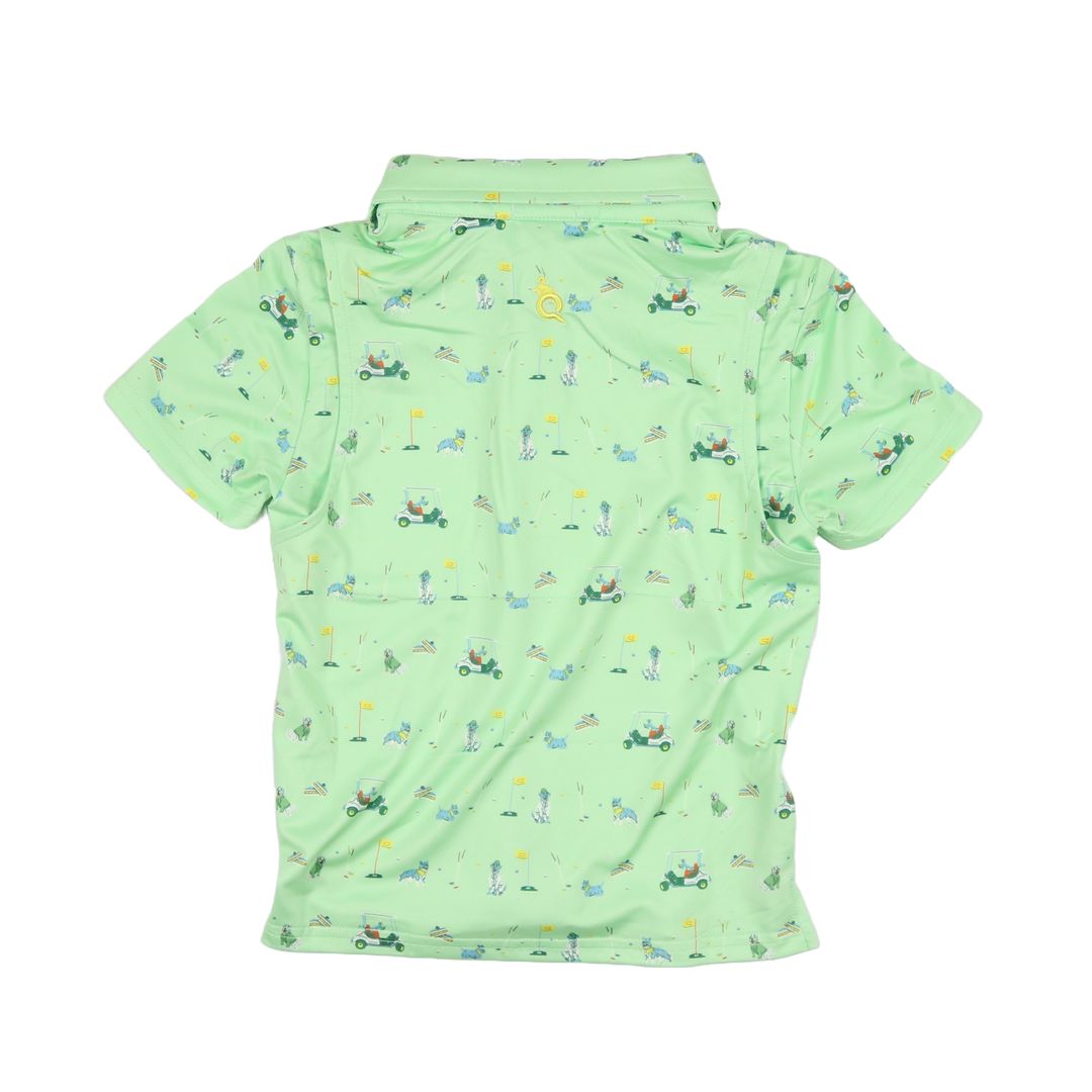 Dogwood Polo Short Sleeve Shirt by Blue Quail - alternate view
