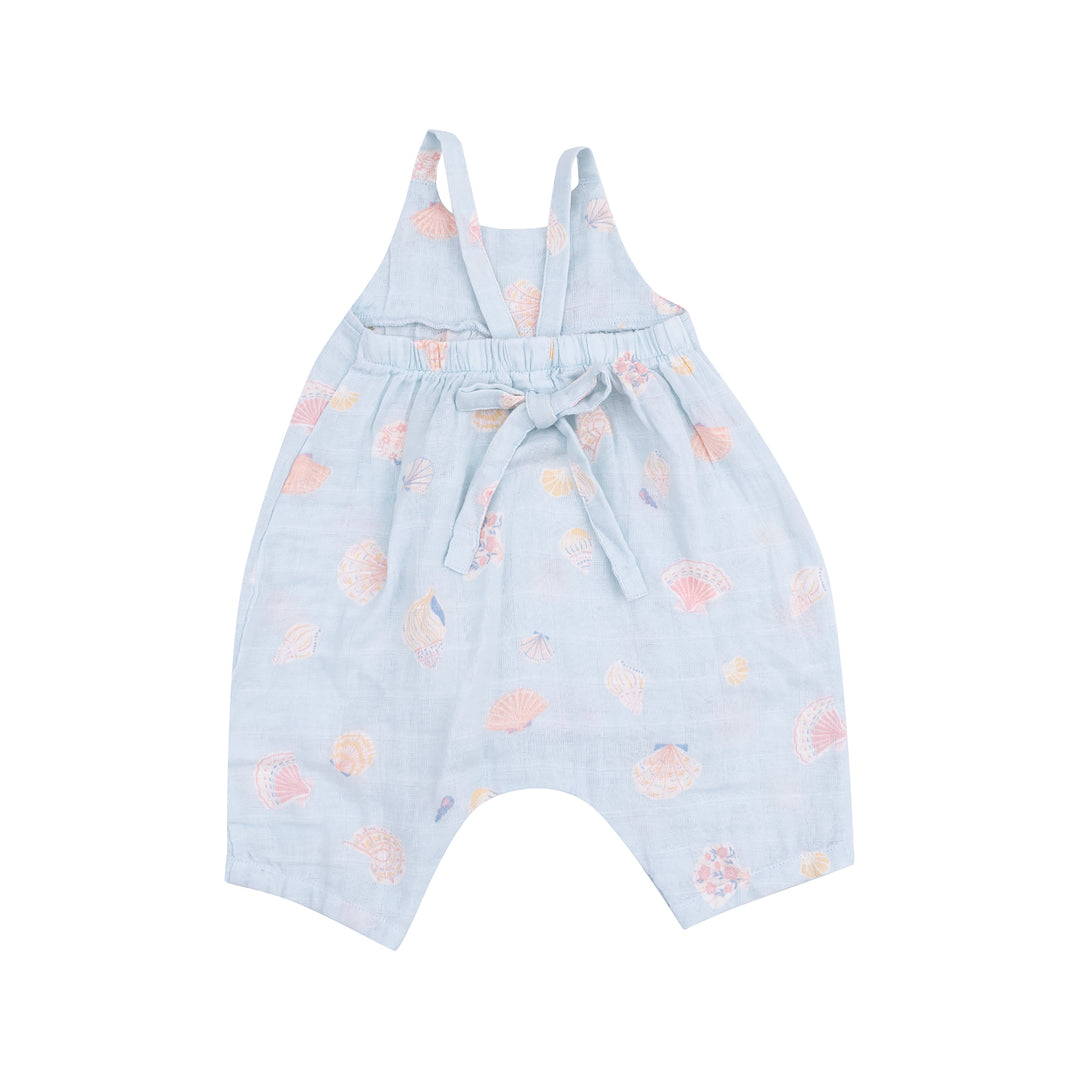 Pretty Seashells Tie Back Romper