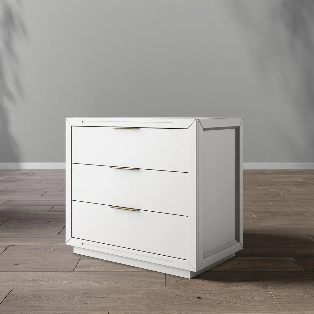 Quadro Single Dresser by Cuddles & Carriages - back view