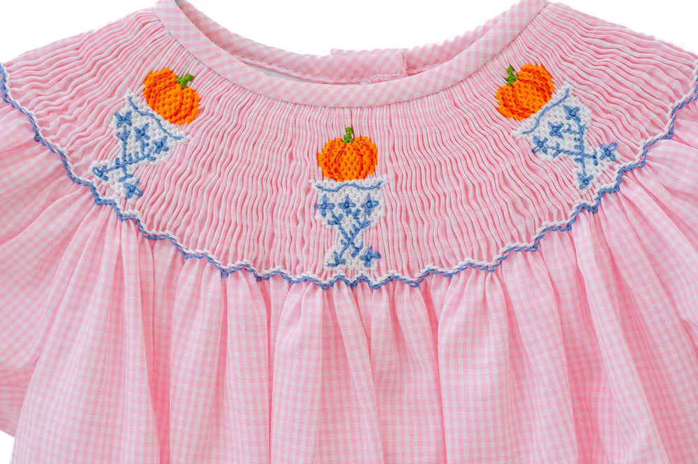 Ginger Jar Pumpkins Annabelle Bloomer Set by Ruth and Ralph - alternate view