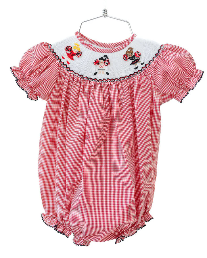 Red Cheerleader Birdie Bubble